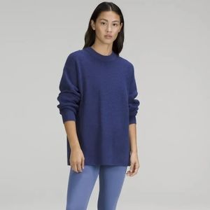 Lululemon Merino Wool-Blend Ribbed Crewneck Sweater